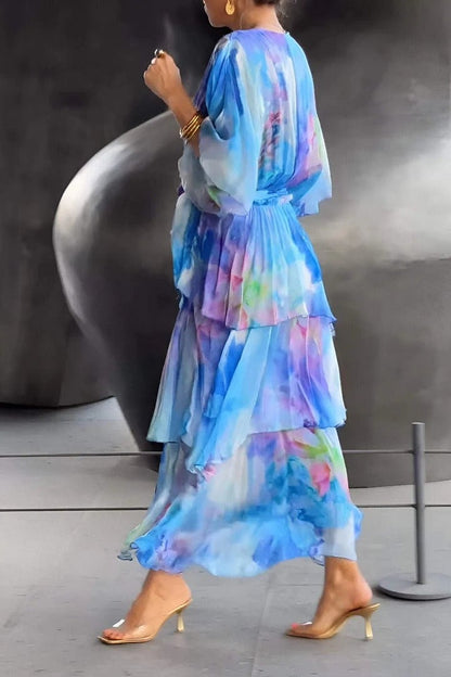 Jade™ | Elegante vestido largo bohemio