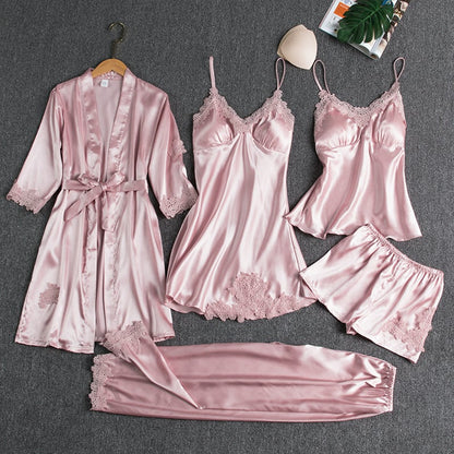 Helene | Conjunto de pijama de 5 piezas