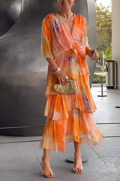 Jade™ | Elegante vestido largo bohemio