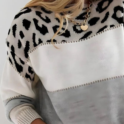 Pasca™ | Suéter de punto para Mujer con estampado de leopardo