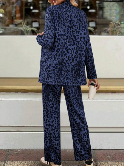 Loungewear Club™️ | Elegante conjunto con estampado de leopardo