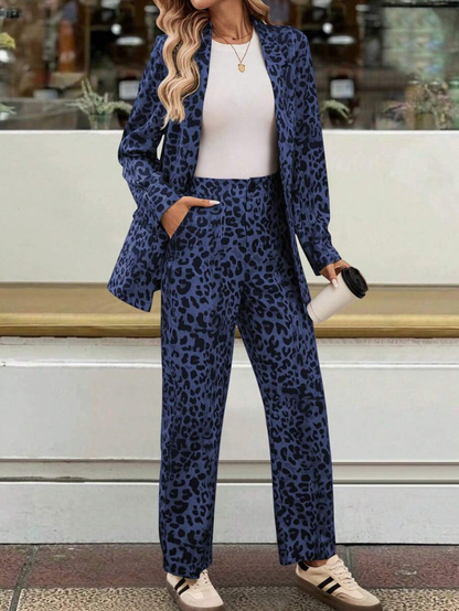 Loungewear Club™️ | Elegante conjunto con estampado de leopardo