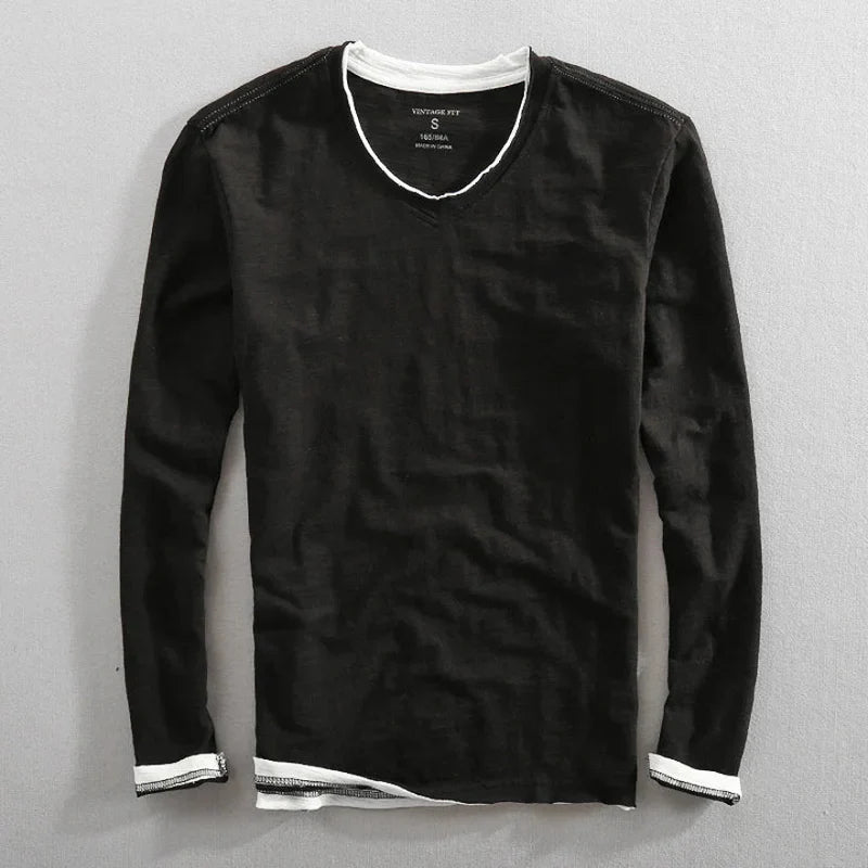Lenoir™ | Camisa de algodón de manga larga